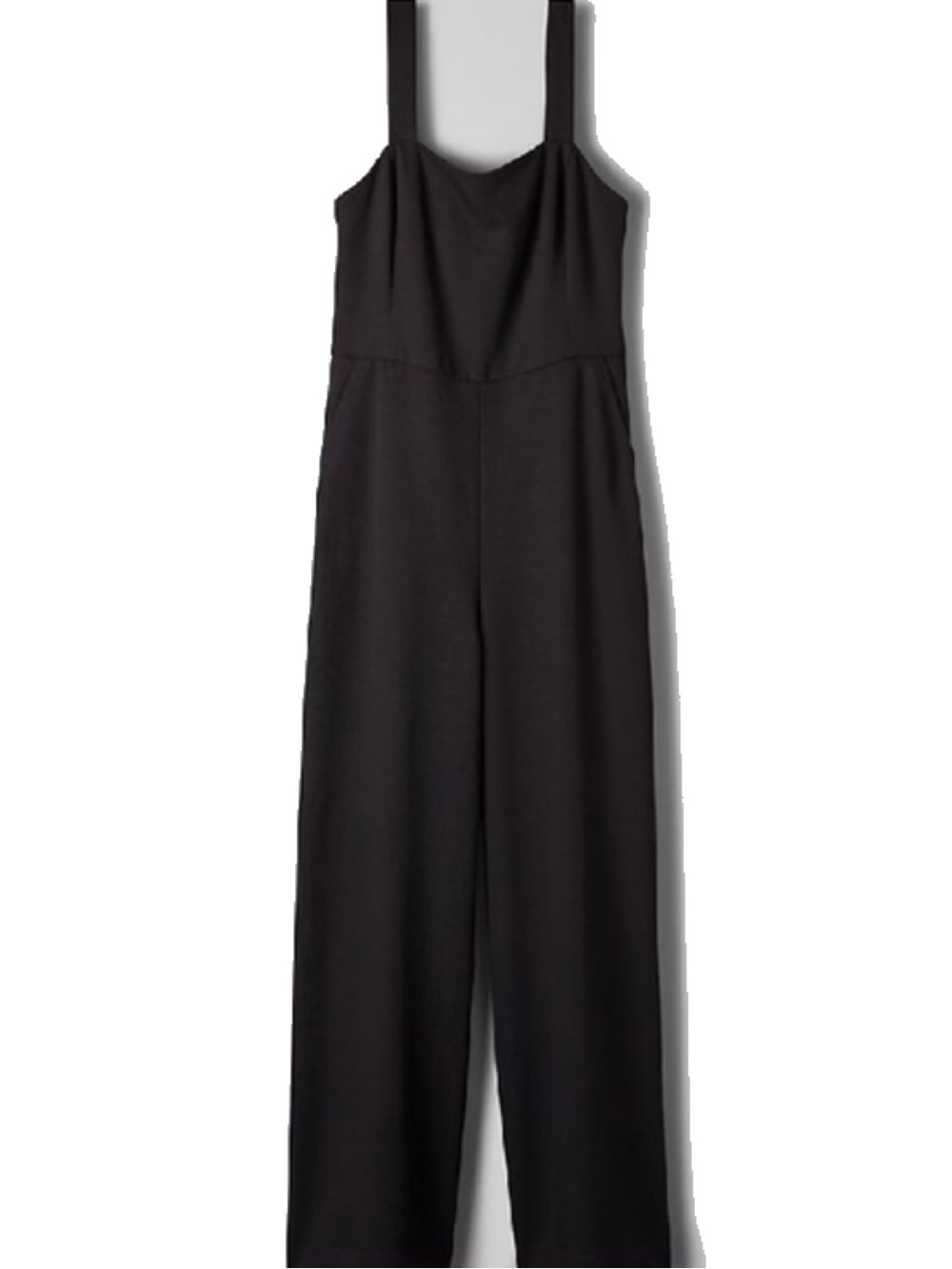 Aritzia Wilfred Picard Black Wide-Leg Jumpsuit